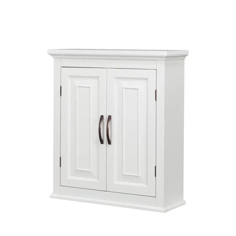 

St. James Removable Wall Cabinet 2 Doors with 2 Shelves, White