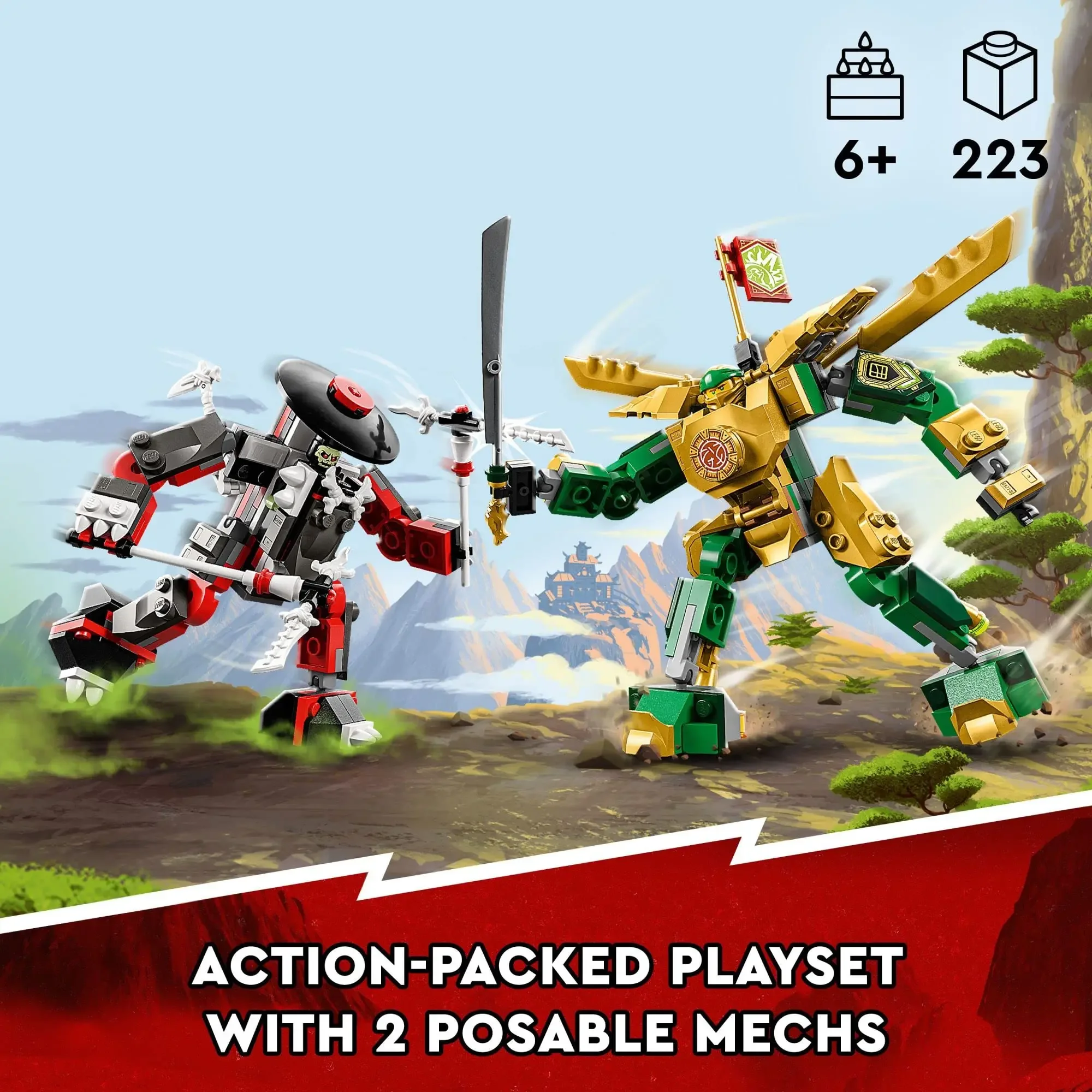 Экшн-фигурки LEGO NINJAGO Lloyd's Mech Battle EVO 71781