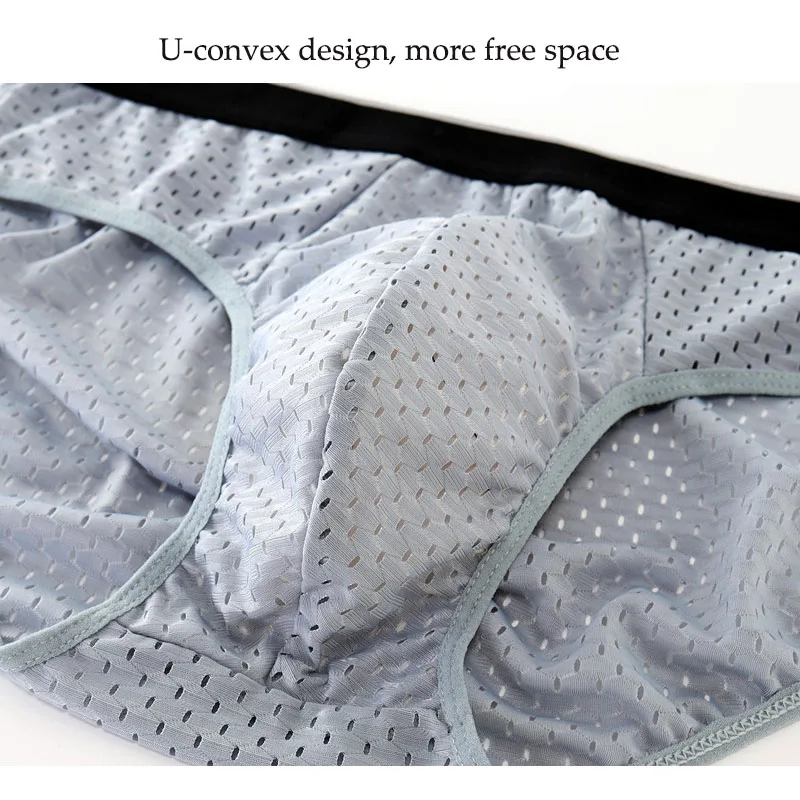 5PCS/Lot 6XL Mesh Mens Briefs Mens Underwear Sexy Men Underwear Men Bikini Men Briefs Men Panties for Men Man Sexy Underwear