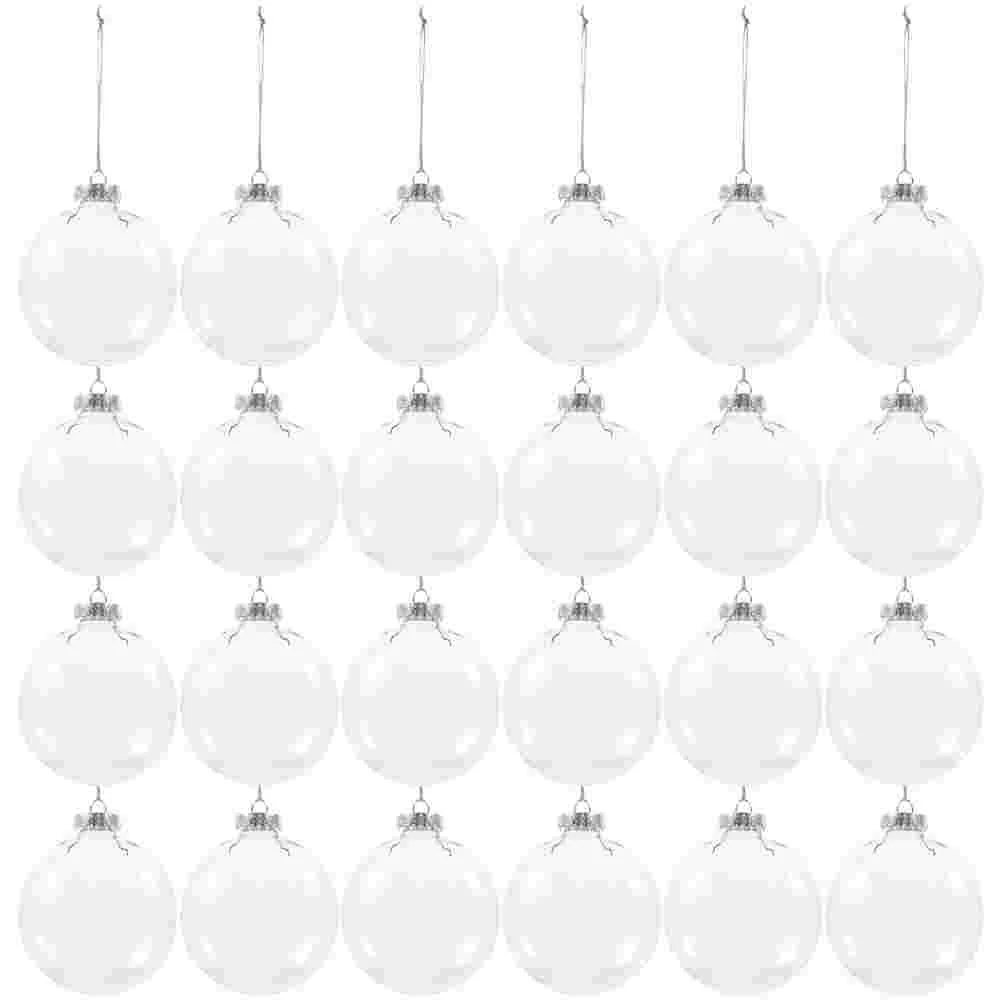 

36 Pcs Bathroom Decorations Xmas Pendant Party Tree Hollow Christmas Balls Ornaments
