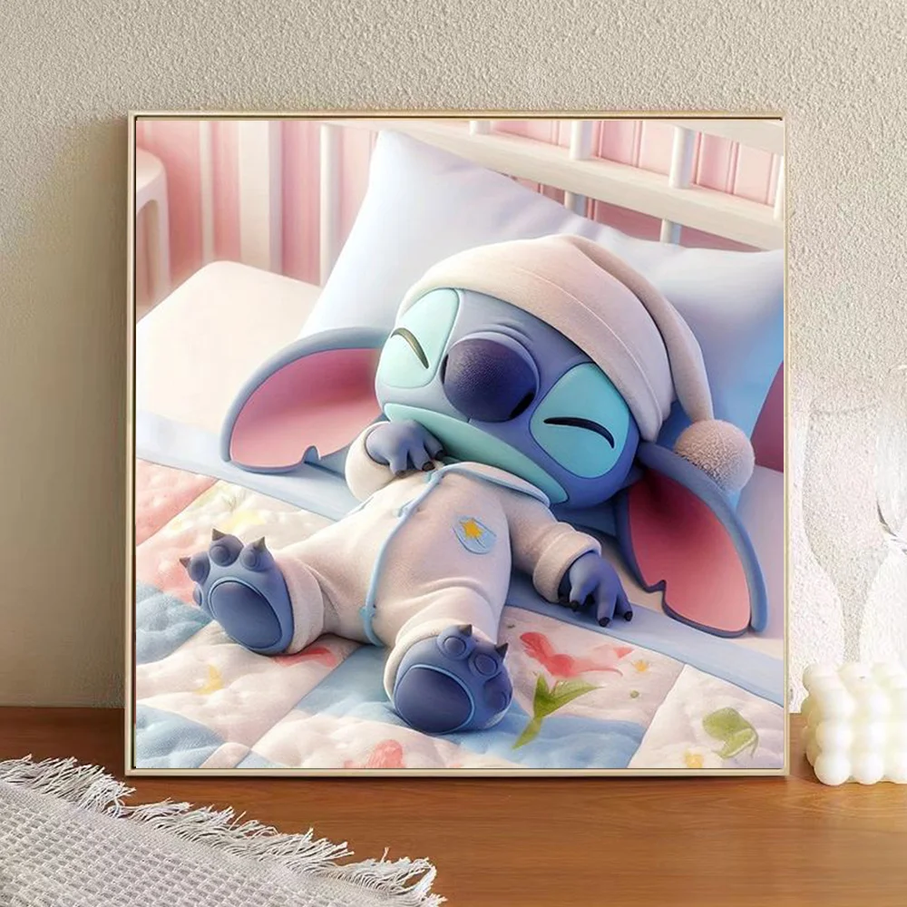 Алмазная живопись Disney полноразмерная мозаика круглая мультяшная для хобби