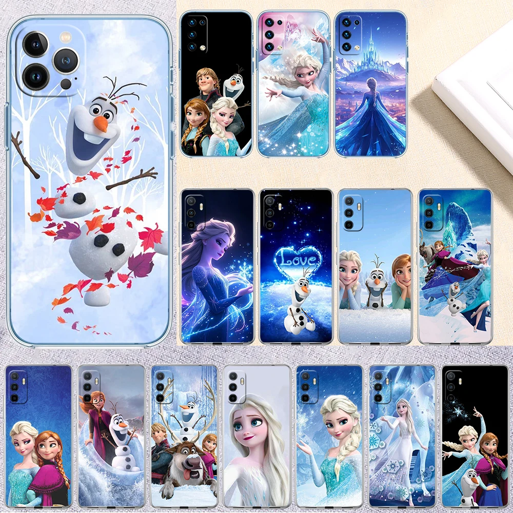 Фото Прозрачный чехол для телефона ED20 Frozen Olaf Elsa Anna для LG K22 K30 K40 K40S K41 K42 K50 K50S K51 K51S K52 K61 K62 K71 K92 Q61 №1