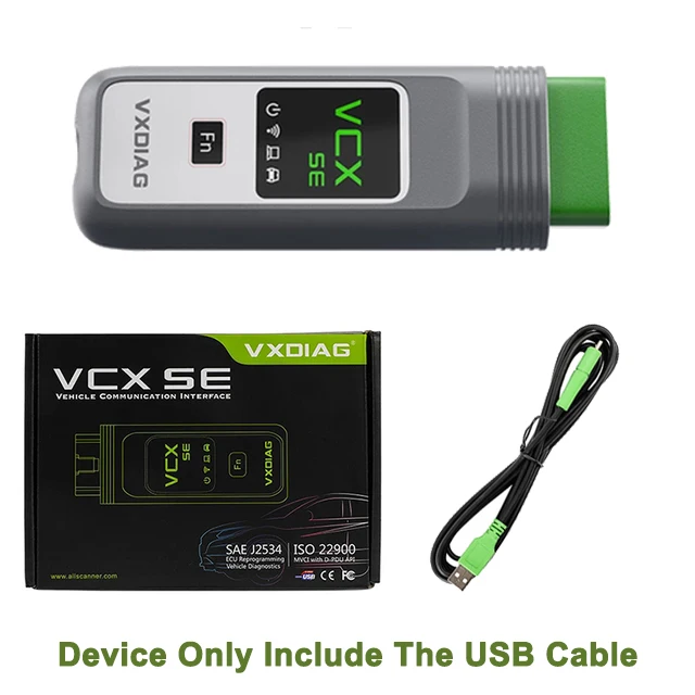 

Автомобильный сканер VXDIAG VCX VX508 для BMW J2534, программирование кодирования ЭБУ, все системы диагностических инструментов, активный тест, 30 сервисов