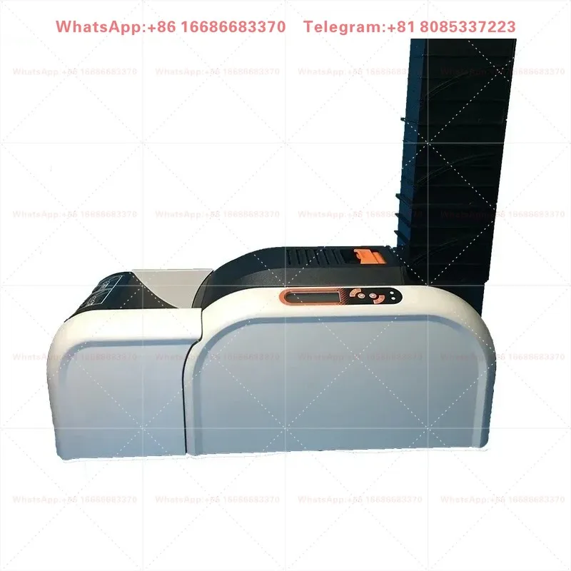 Фото Настольный принтер для прямой печати на пластиковых картах Hiti CS220E, односторонняя и двусторонняя печать, сублимационная технология, для пластиковых карт и PVC ID-карт. №2