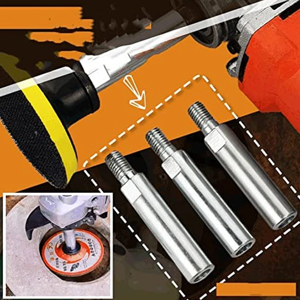 

Angle Grinder Extension Connecting Rod 80mm M10 Rotate Adapter for Grinding Heads Wheels Discs Polish Refit Hardware Tools