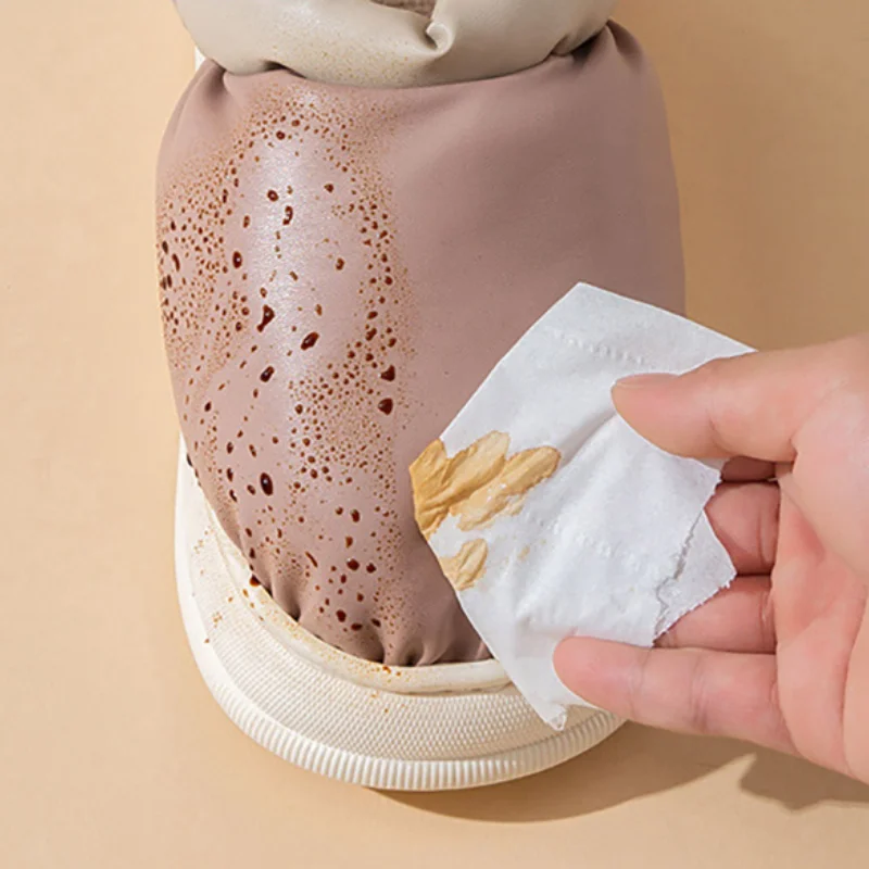 Женские зимние домашние тапочки Rimocy 2022 искусственная кожа толстая плюшевая