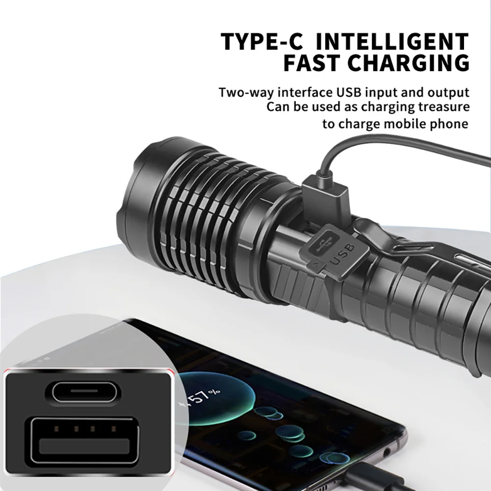 

Портативное Внешнее освещение с аккумулятором типа C и USB-портом