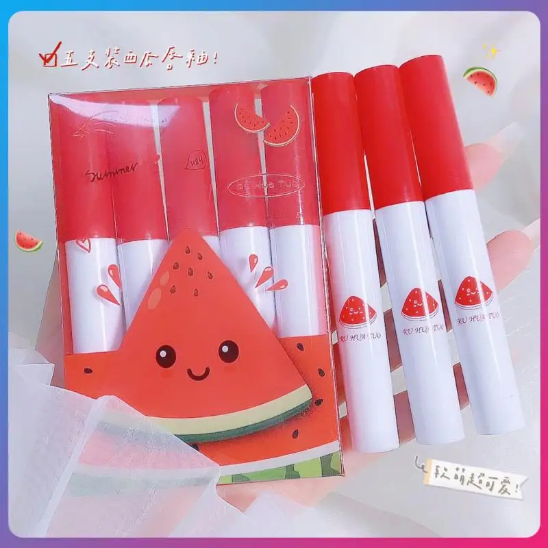

Long Lasting Non-stick Cup Matte Velvet Matte Lip Glaze Not Fade Matte Liquid Lipstick Lipstick 5 Sets