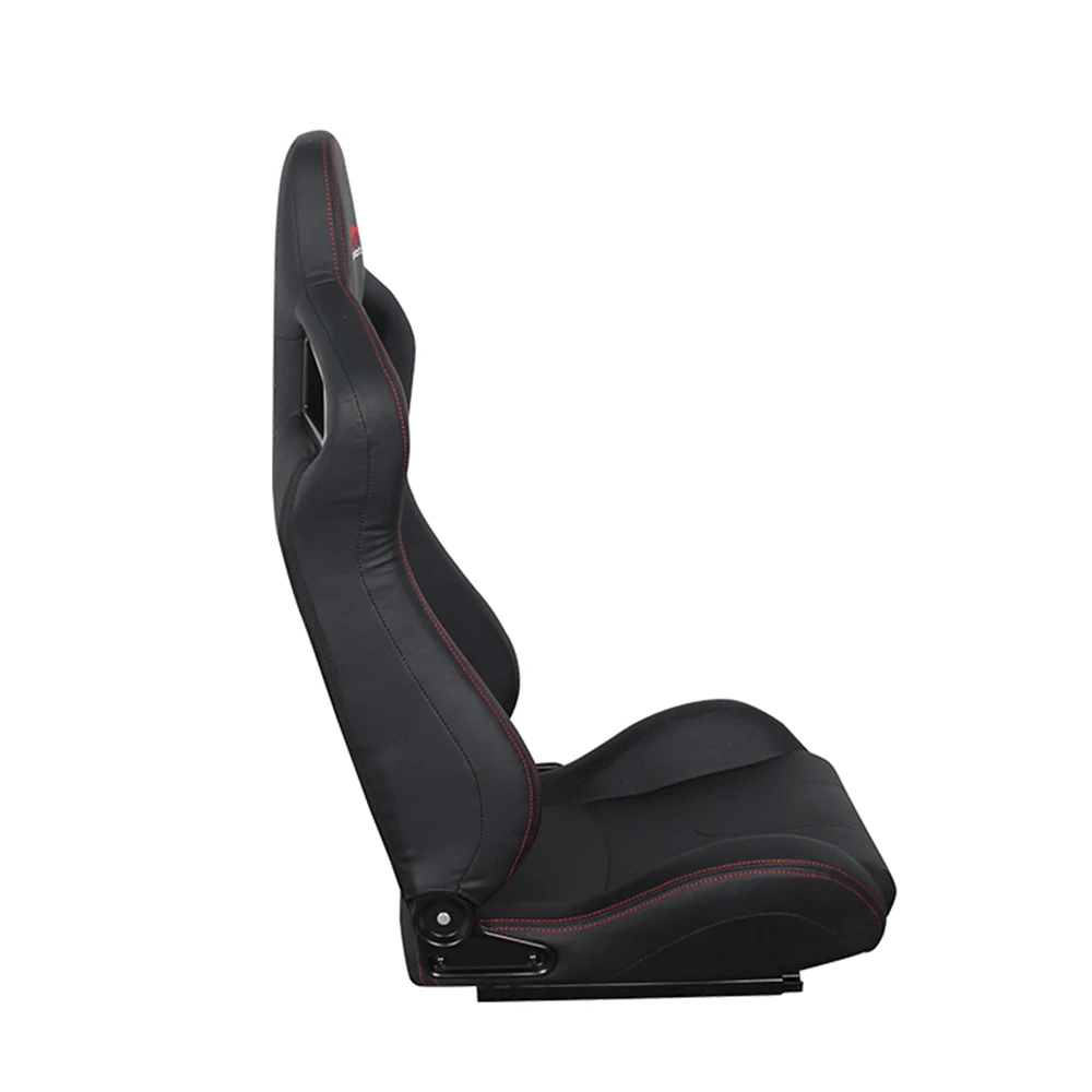 Новый стиль полностью ПВХ с черным стежком двойной слайдер Красный Регулируемый