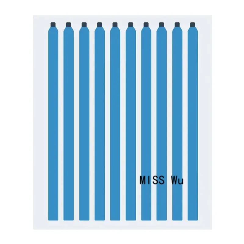 10/20/50/100 шт. 210*8*0 6 мм тянущие вкладки эластичные клейкие полоски для ЖК-экрана без