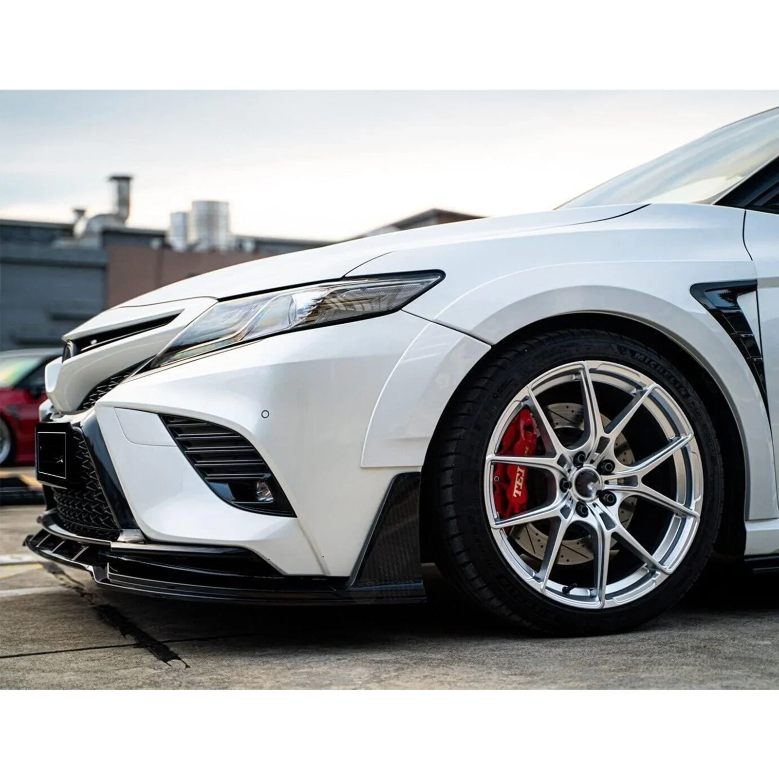 5 шт. автомобильный передний бампер из углеродного волокна для Toyota Camry SE XSE 2018-2023