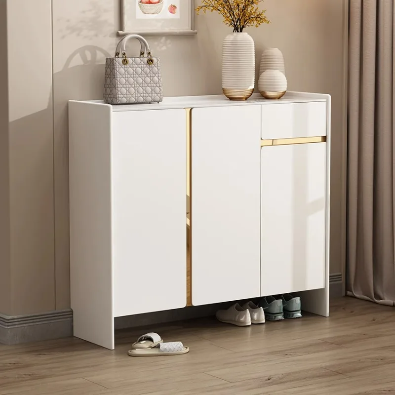 

Organizer Auvent Shoe Rack Wood Display Cabinet Entry Modern Cabinet Auvents Cupboard Muebles Para El Hogar Hallway Furniture