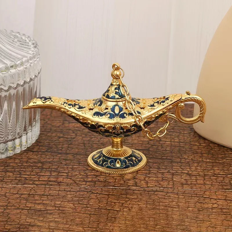 Винтажная легенда лампа Aladdin волшебный эльф волшебная курильница для дома