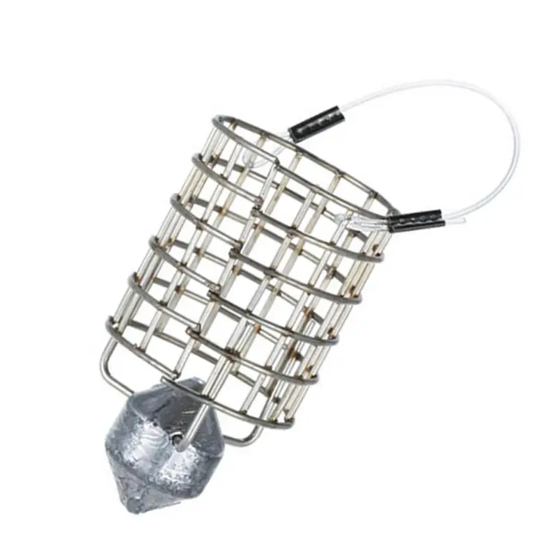 

Carp Fishing Spring Feeder 30g 40g 60g Fishing Bait Cage For Carp Fishing Fresh Saltwater Stainless Steel Feeder Fishing Tackle