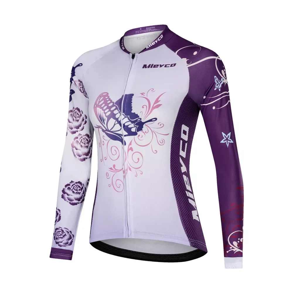 

2021 Cycling Jersey Tops Racing Bicicleta Clothing Ropa Ciclismo Long Sleeve Mtb Bike Jackets BMX Shirt Maillot Femininas