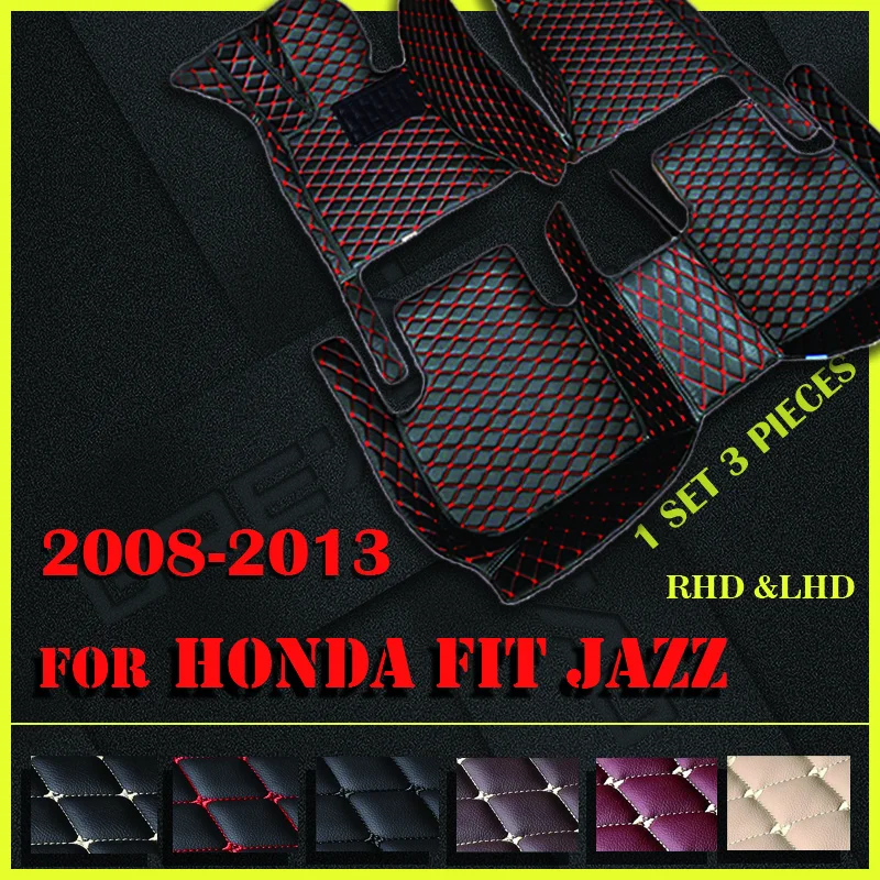 

Автомобильные коврики для Honda Fit Jazz 5-Seat 2008 2009 2010 2011 2012 2013 под заказ автомобильные подставки для ног