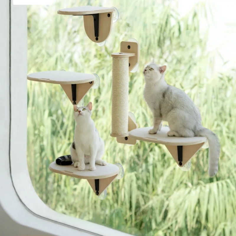 Mewoofun Air Cat Альпинистская рама Окно Платформа для прыжков Стеклянная присоска