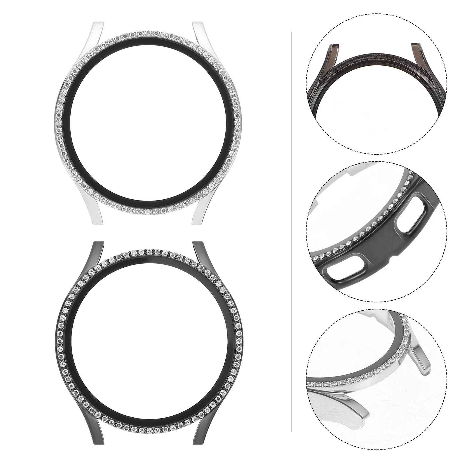 

Watch Screen Case Shell Cover Pc Tempered Protection Hard Protector Frame 4 40Mm Protectors Galaxy Smartwatch