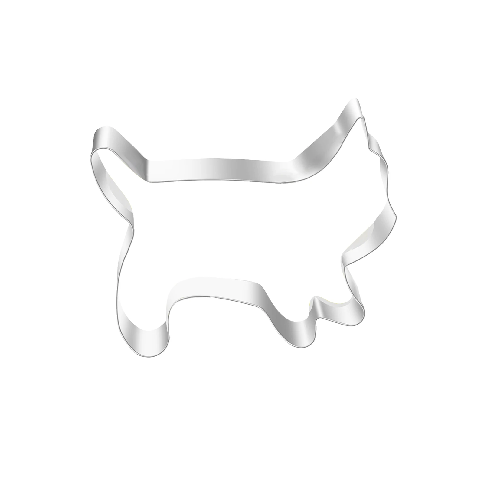 4 Шт. Набор Формочек Для Печенья В Форме Кошки Из Нержавеющей Стали