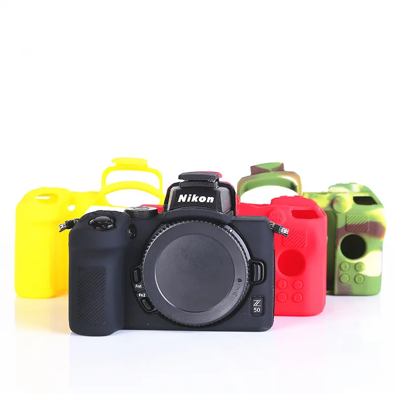 

Nice Soft DSLR Camera Bag Silicone Case Rubber Camera case for Nikon Z50 Z6 Z7 Z5 D610 D600 Canon EOS R6 R Sony A9II A92