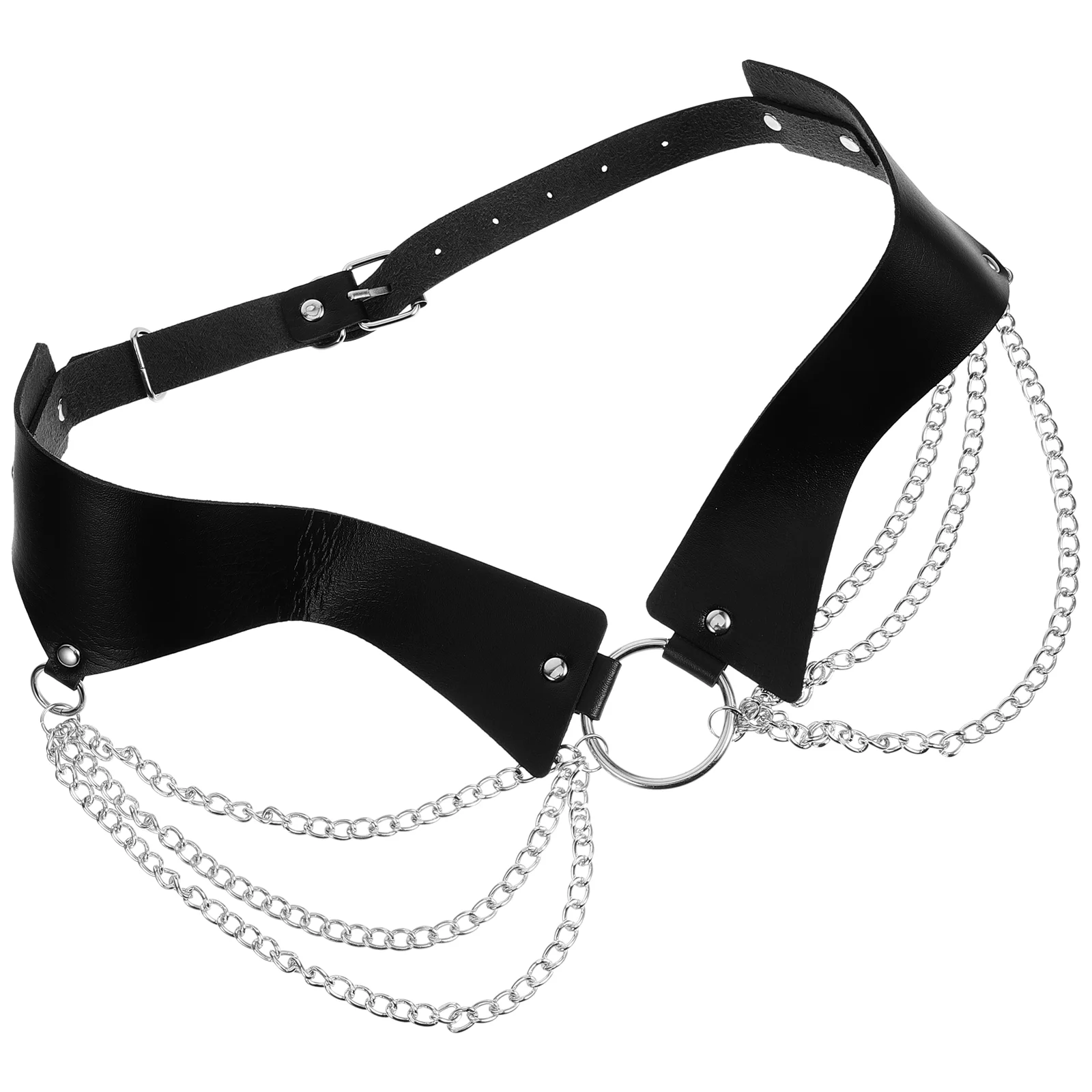 

Punk Belt Male Leisure Waist Belt All Matching Belt Belt for Party Costume