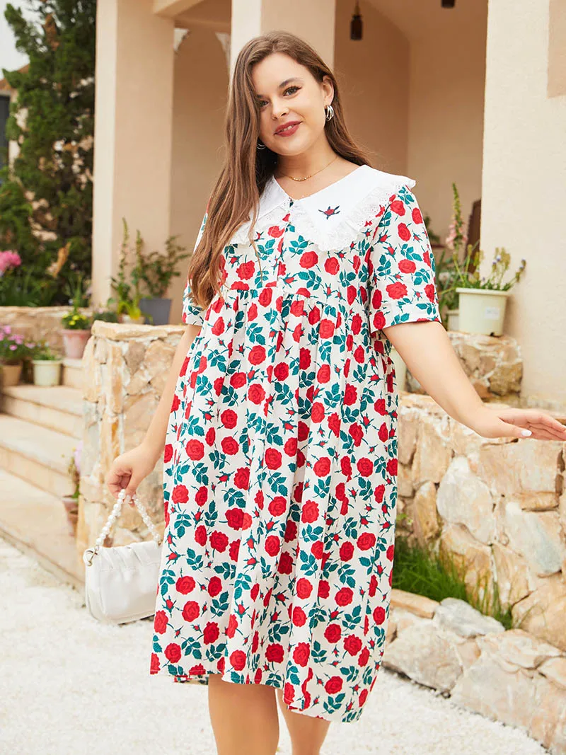 Рисунок 2 - Женское шифоновое платье с коротким рукавом