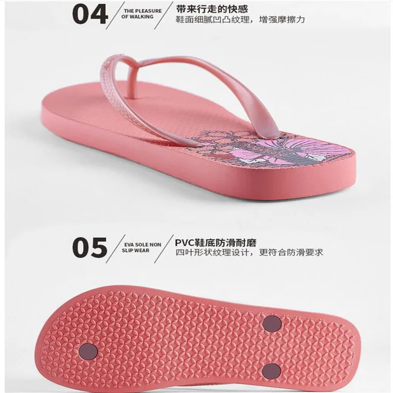 

2023Women Slippers Beach Summer Flip Flops Fashion Designer Ladies Purple Home Female Slides