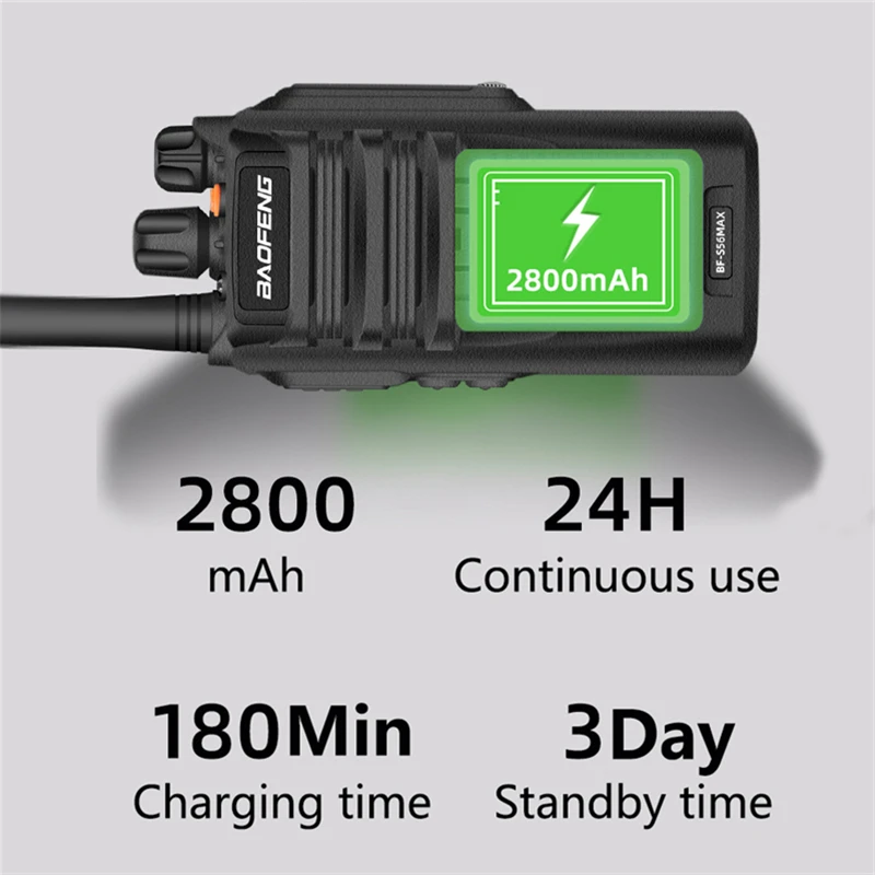 2pc Walkie Talkie BF-S56 Max IP67 Waterproof High Power 10W Transceiver 5-15KM handy Long Range Baofeng talkie walkie