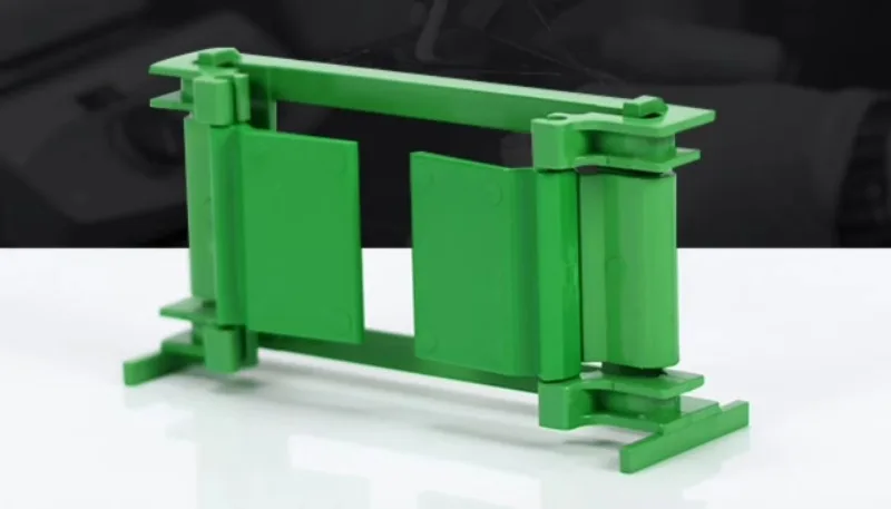 Небольшая Вертикальная гелевая рамка для электрофореза зеленая сэндвич-рамка