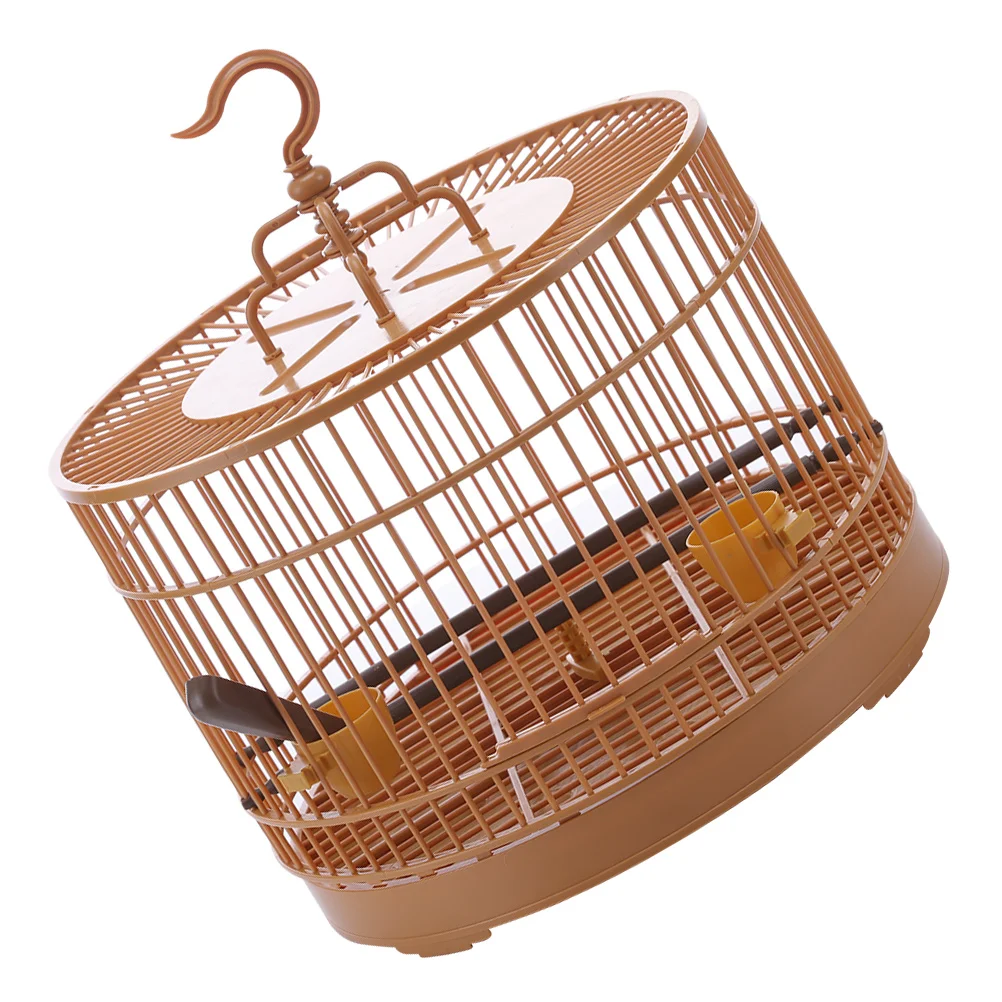 

Birdcage Flying Toy Parrot Budgie Supply Tiger Skin Plastic Lovebird Accessory Travel