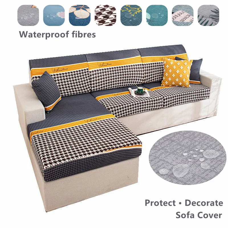 

Waterproof cover 1/2/3/4 seats sofa slipcover Elasic patterned printed sofa cover Not sold by set