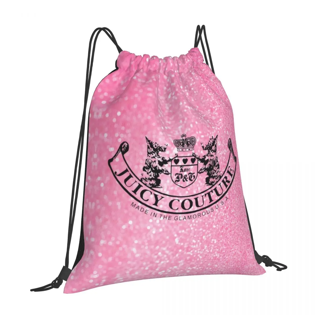 Like-Juicy-Couture-Style Сумка на шнурке для хранения Портативные сумки Бакалея покупок