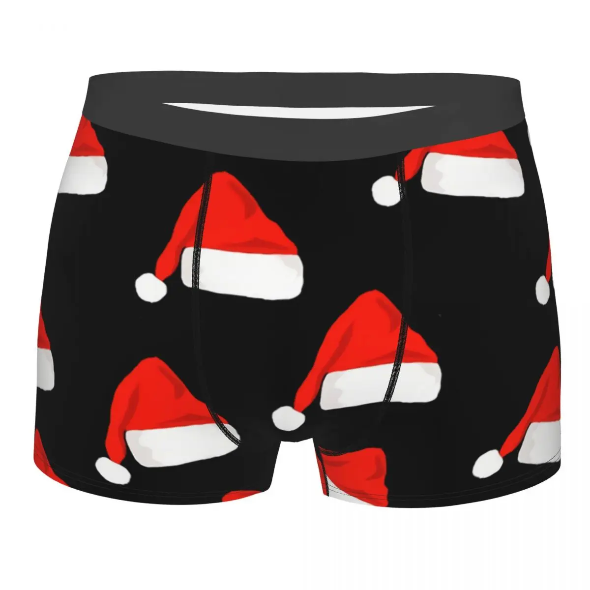 

Мужские трусы-боксеры с Санта Клаусом, дышащее нижнее белье, высококачественные подарки на день рождения