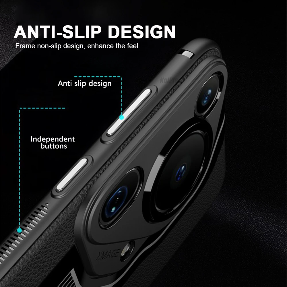 Классический ударопрочный Роскошный чехол для телефона Huawei PURA 70 ультраматовый