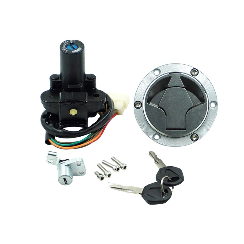 Аксессуары для мотоциклов Kawasaki Nijia250 300, набор мотоциклетных замков, крышка топливного бака, Электрический дверной замок