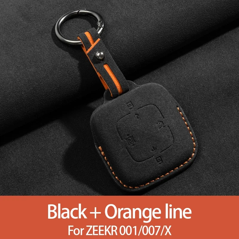 

Для 2023 2024 Zeekr 001 X 007, замшевый чехол для дистанционного ключа из алькантары, защитный чехол для ключей, аксессуары, кожаный, 4 кнопки