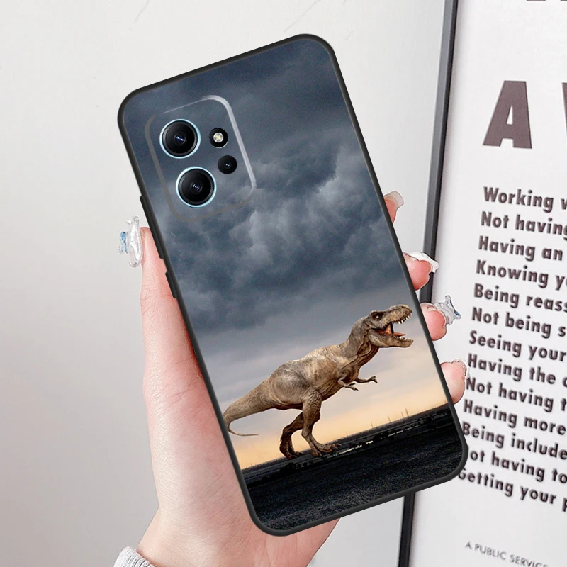Чехол с тираннозавром T Rex для Xiaomi Redmi Note 12 8 9 10 11 Pro 12S 11S 10S 9S 8T C чехол