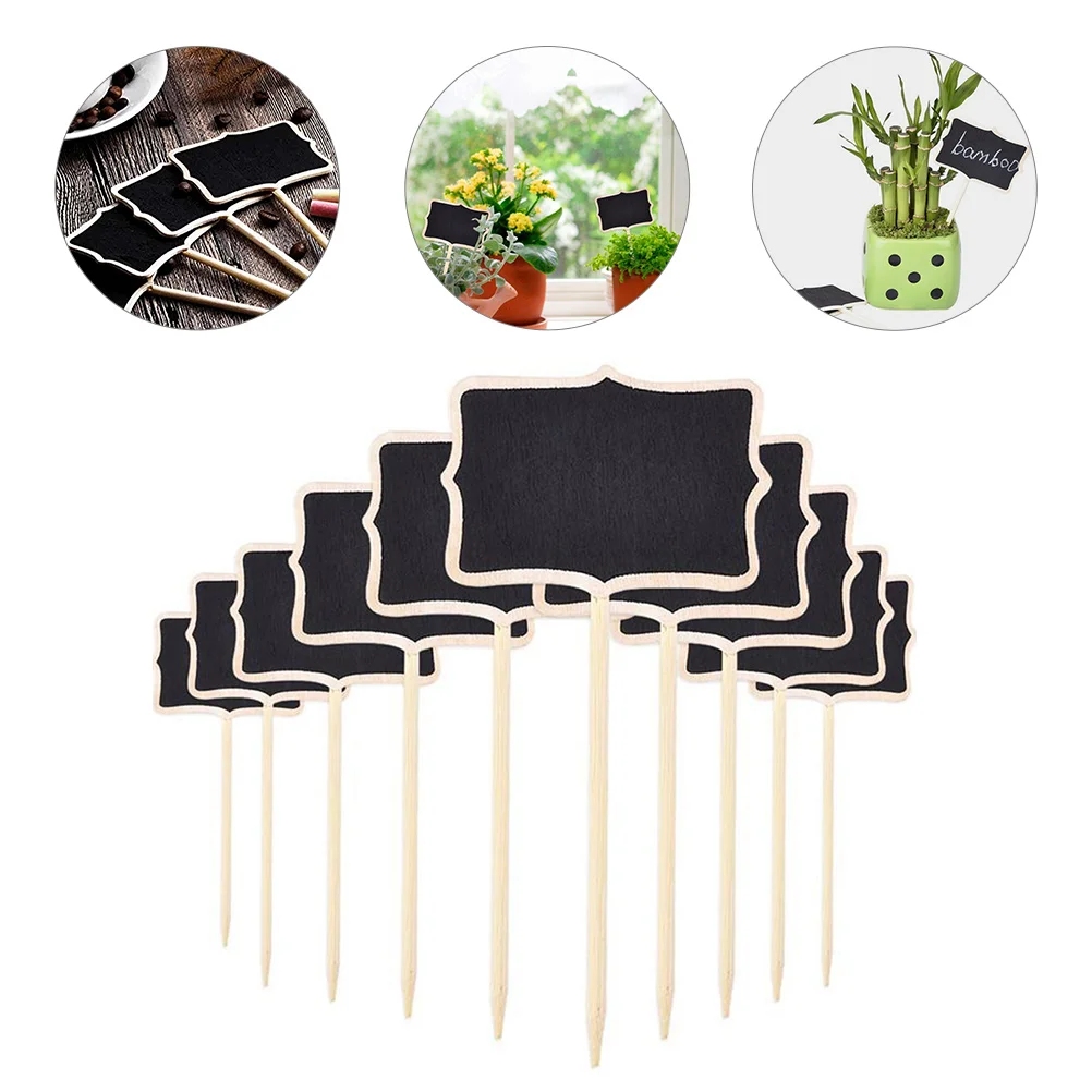 

30pcs Mini Chalkboard Markers Garden Markers Flower Price Tags