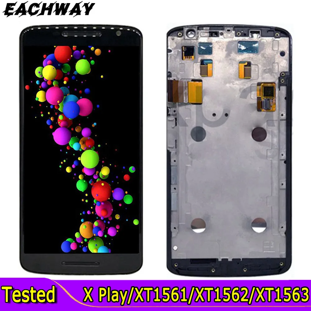 ЖК-дисплей 5,5 дюйма для Motorola Moto X Play XT1561 XT1562 XT1563, сенсорный экран, дигитайзер, полный комплект для ремонта для Moto X Play, ЖК-дисплей