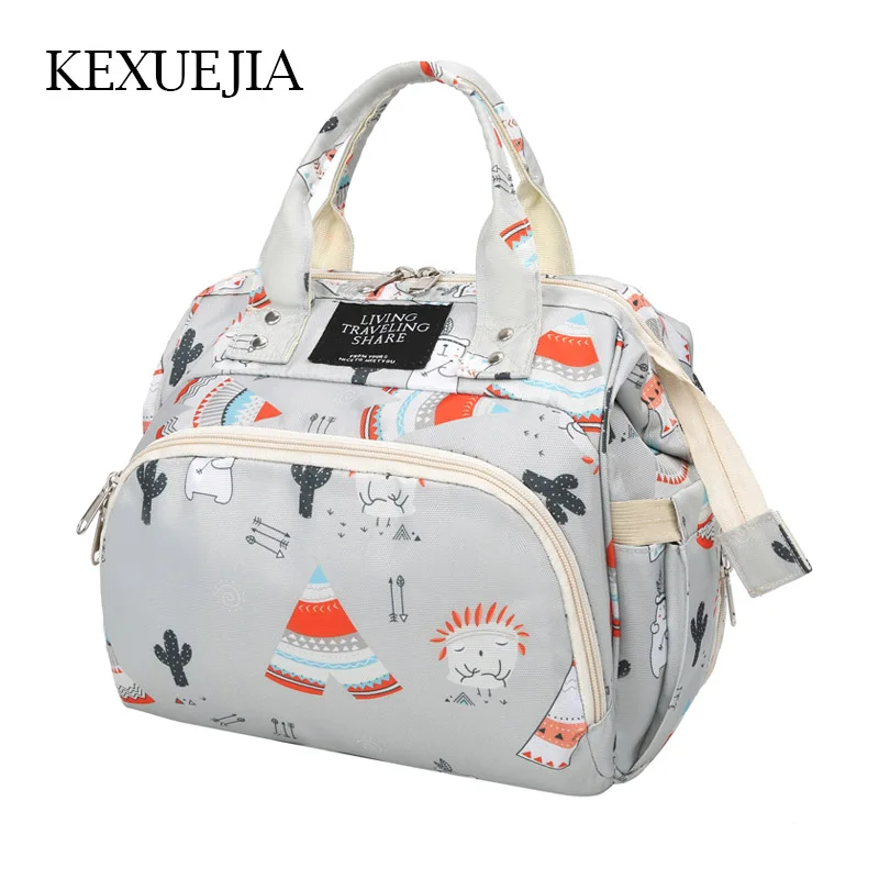 

KEXUEJIA Baby Diaper Bags Handbag Quality Waterproof Backpacks Nappy Bag Fashion Mommy Bag Multifunction Shoulder Crossbody Bag
