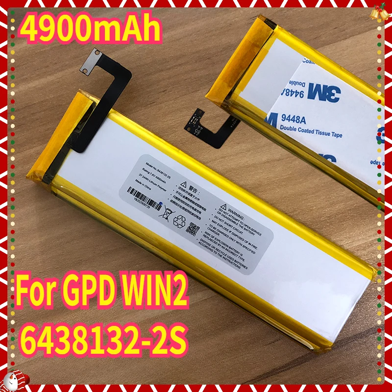 1 шт. 6438132 Аккумулятор -2S 4900 мАч для портативного игрового ноутбука GPD WIN2 WIN 2 на