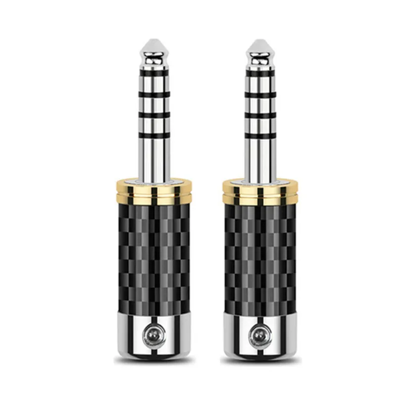 Jack 4.4 Connector Headphone Plug Rhodium Plated 5 Poles Audio Adapter Soldering 7.2/4mm Cable For NW-WM1ZA4.4 Speaker Terminal