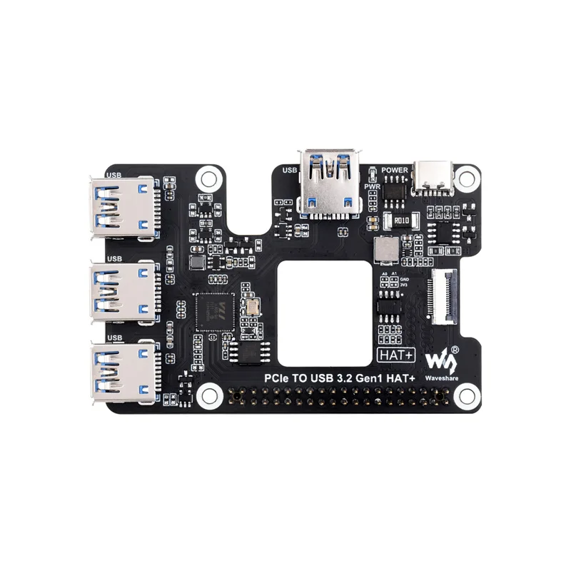 Raspberry Pi5 PCIe к USB 3 2 Gen1 HAT для детской платы