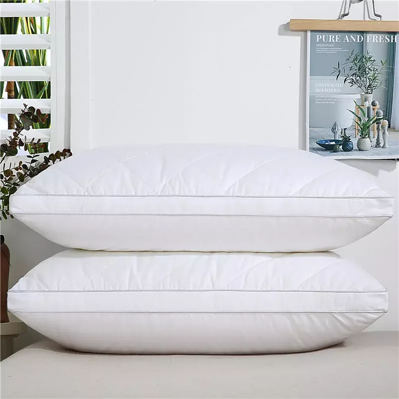 

100% cotton pillow sleeping neck pillow five-star hotel bed pillow student single adult pillow