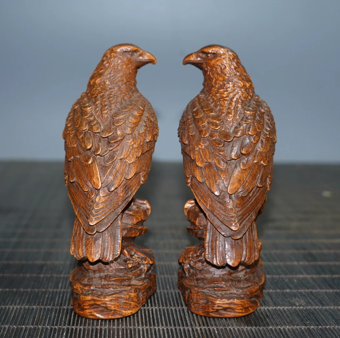 Китайская резьба по дереву из натурального ящика изысканная Орлан декоративные