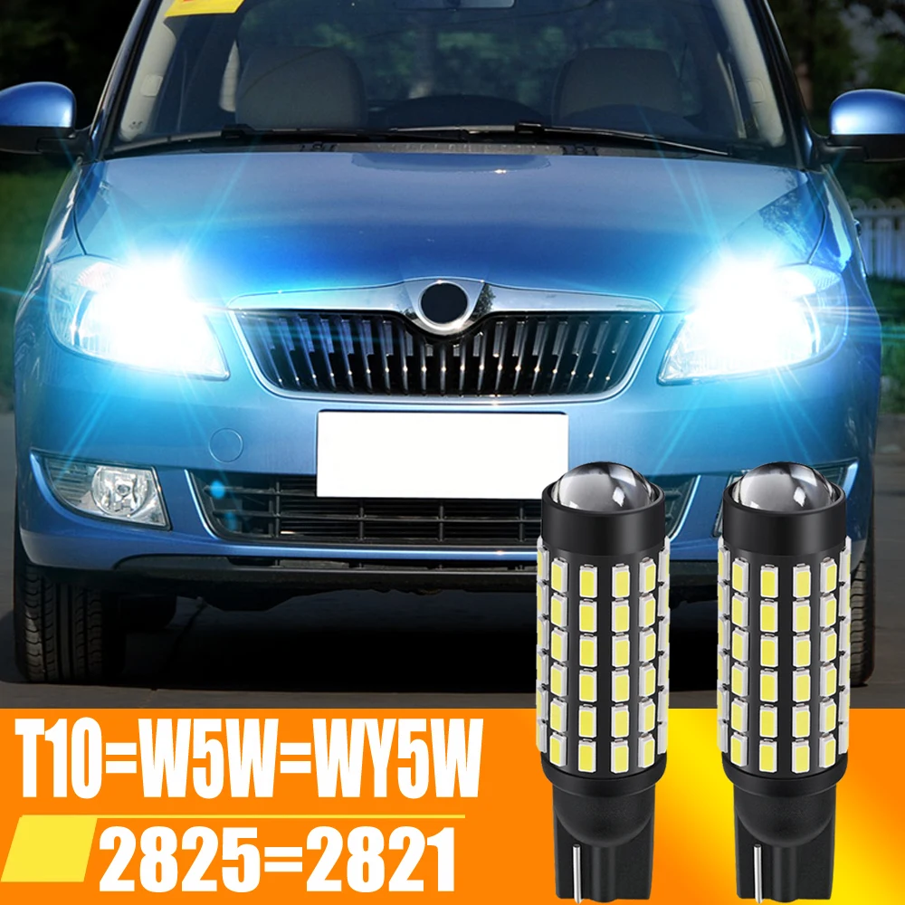 

T10 W5W Led Canbus 194 2825 2821 2721 168 Side Light Bulb On Car Auto Interior Diode Lamps For Lada Vesta Granta Kalina Niva 4x4