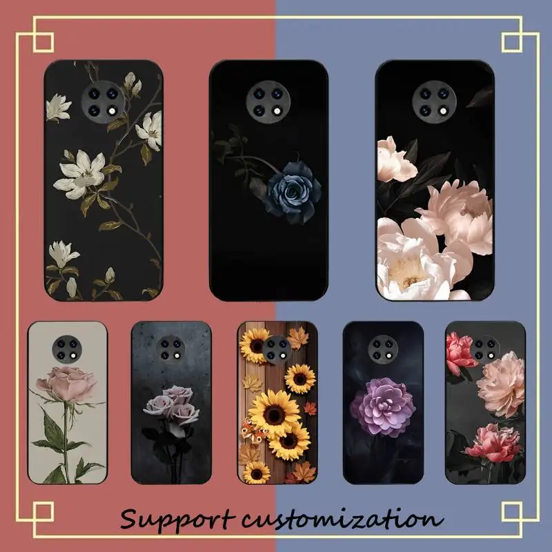 

Cute Flower Heart Painted Phone Case for Redmi Note 8 7 9 4 6 pro max T X 5A 3 10 lite pro