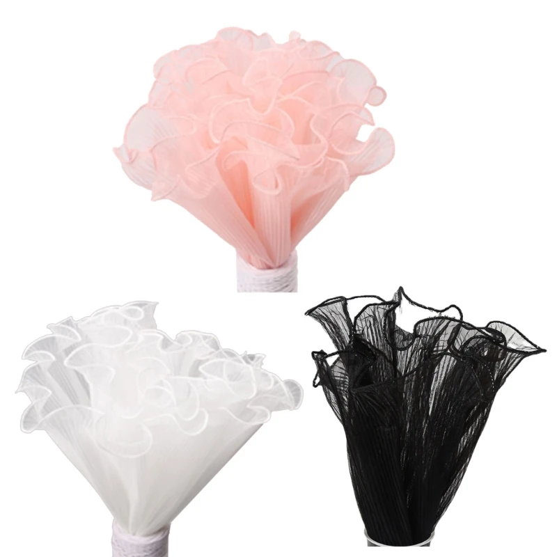 

Elegant and Versatile French Lace Trim With Led Lights for Floral Arrangements and Gift Wrapping