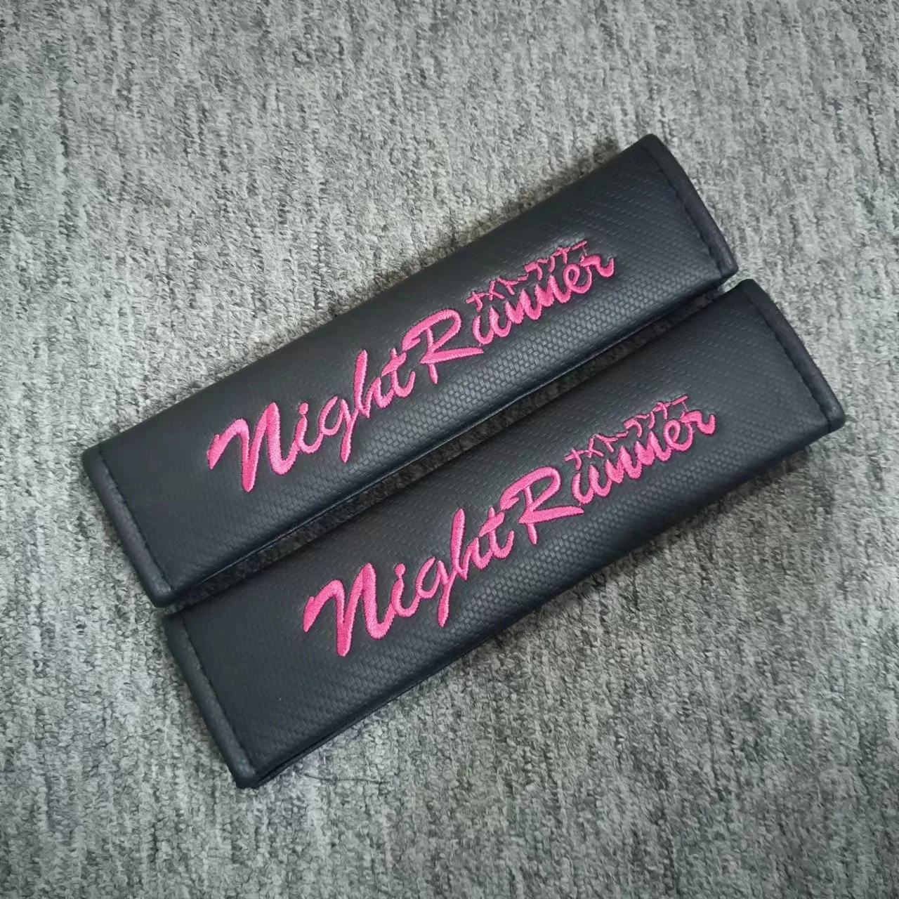 Jdm автомобильный ремень безопасности чехол из углеродного волокна кожаные