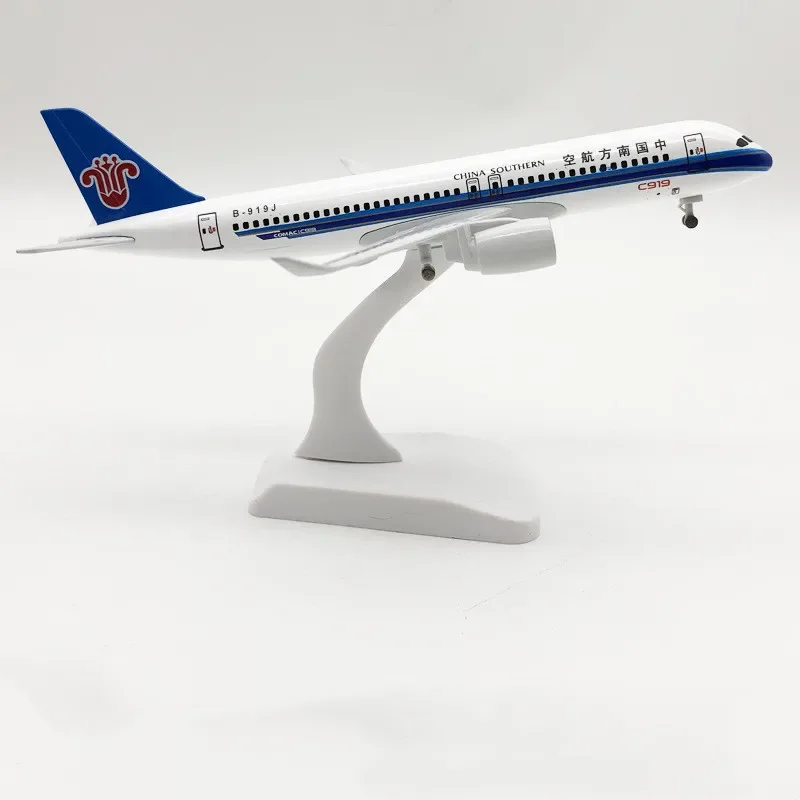 19 см Air China Southern COMAC C919 Airlines Литая под давлением модель самолета Самолет с колесами